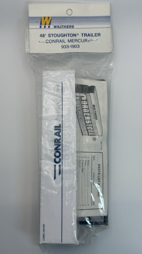 Remolque Stoughton HO Walthers 48 pies Conrail Mercury 9331903 | Zustand: New