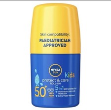 Nivea Sun Kids Caring Roll-On with High SPF50...