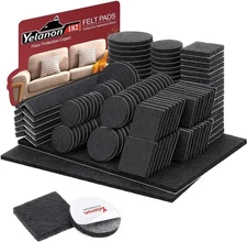 Yelanon Felt Furniture Pads -182 Pcs Premium Felt Pads for Chair Legs Furniture,