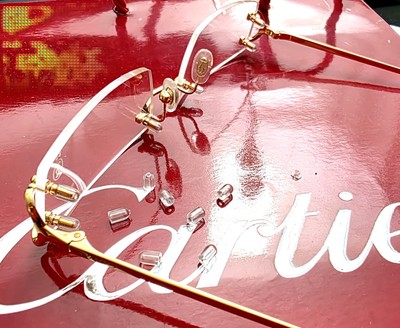 NEW! Cartier Rimless Eyeglasses Silicone Screw Caps Replacement - $25 each cap