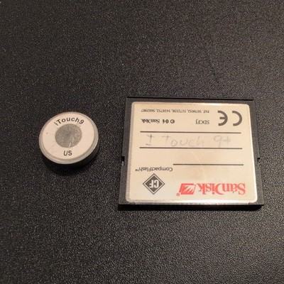 JVL iTouch 9+ Dongle/Security Key With CF Memory Card - Tested Good