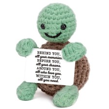 4THFARMES Mini Funny Turtle Graduation Gifts for Her Small, Green and Brown