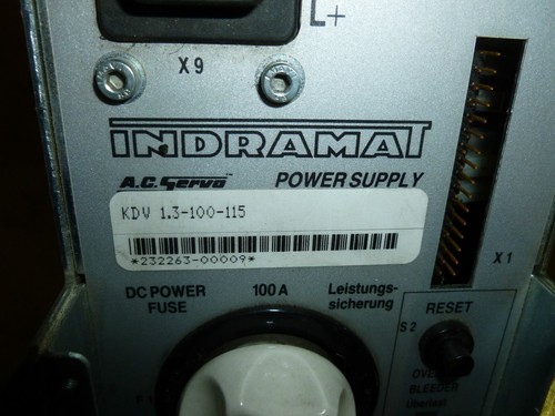 Servo fuente de alimentación de CA Indramat KDV1.3-100-115, 220/300-115, USADA T/O - Imagen 9 de 9