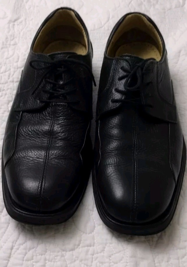 SAOLA Belvedere Scarpe Uomo Taglia 13D Nero Bay Bridge Oxford Scarpe Pelle