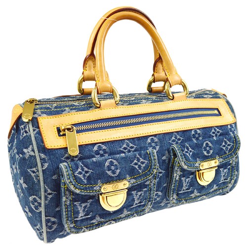HAND BAG SP1005 PURSE MONOGRAM DENIM 