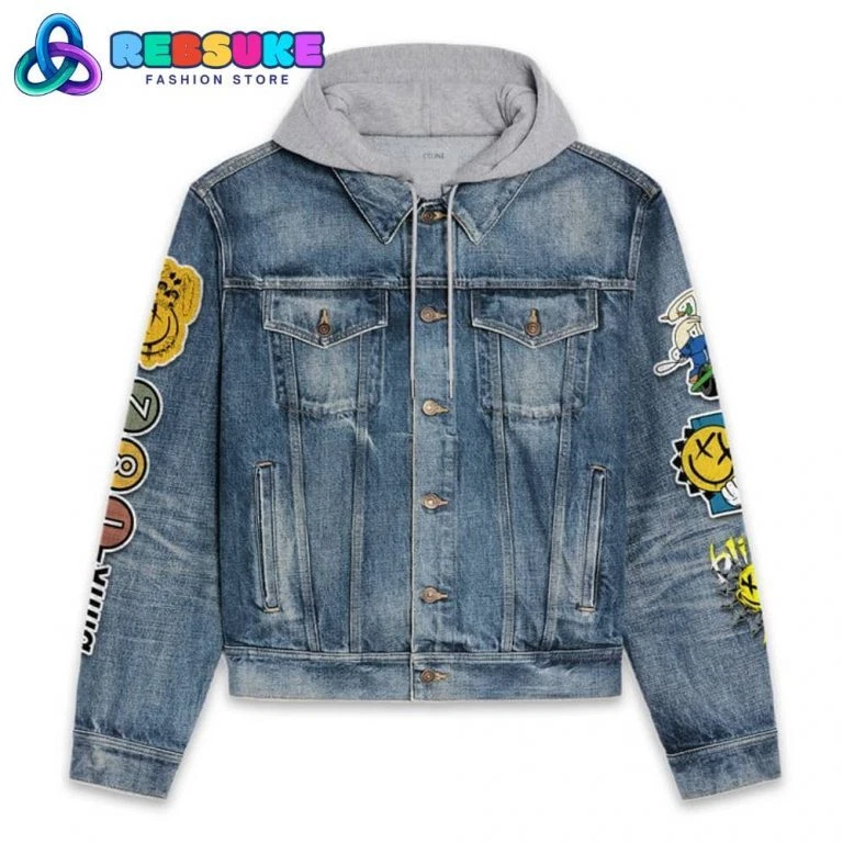 B182 American Band Hoodie Denim Jacket