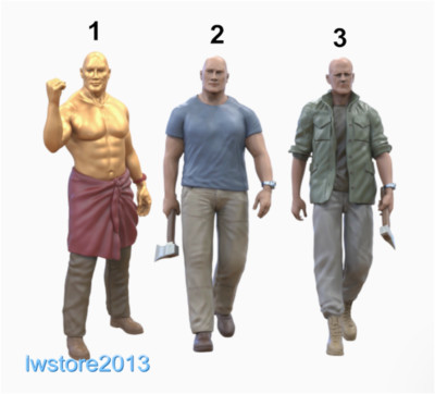 1/64 1/87 1/43 1/18 1/24 Dwayne Johnson Man Scene Miniatures Figures For Cars