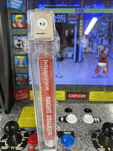 1982 Mattel Intellivision Night Stalker Graded WATA 9.2 A+ NEW SEALED H-Overlap - Picture 6 of 9