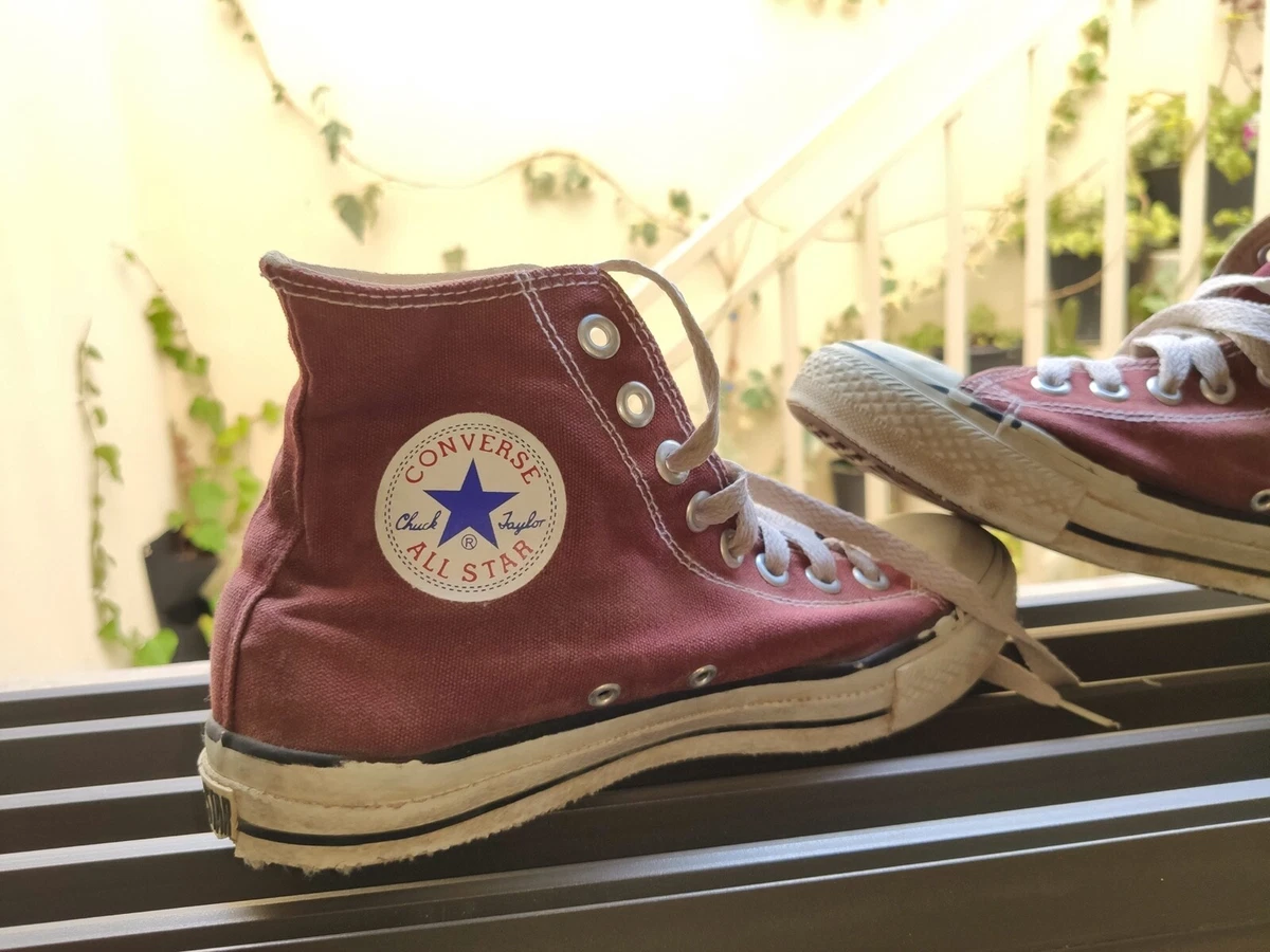 Used Converse Chuck Taylor All Star Hi Top Rust Color Size 7US 6.5UK 40.5EUR