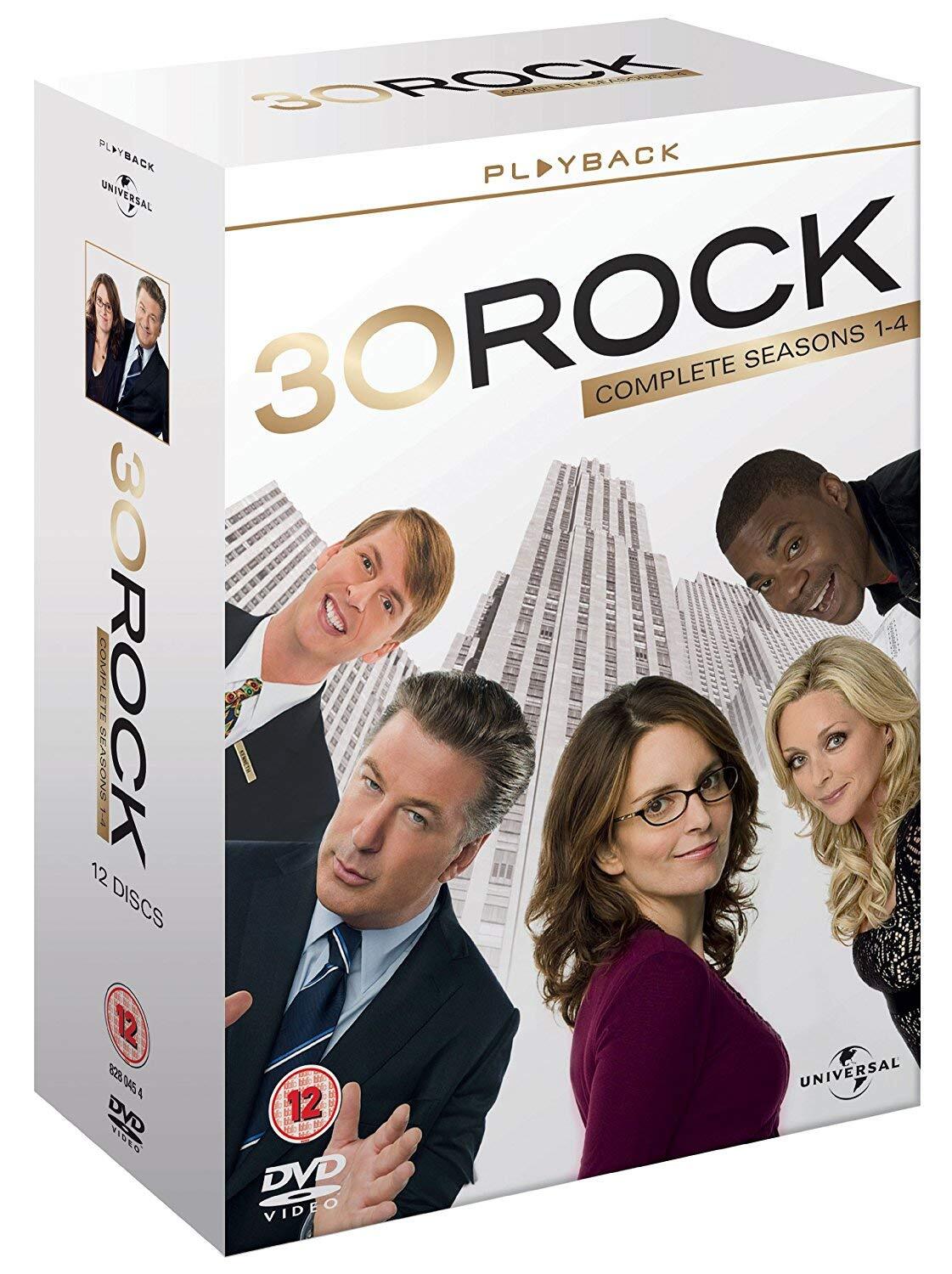 30 Rock - Season 1-4 (DVD) Alec Baldwin Tina Fey