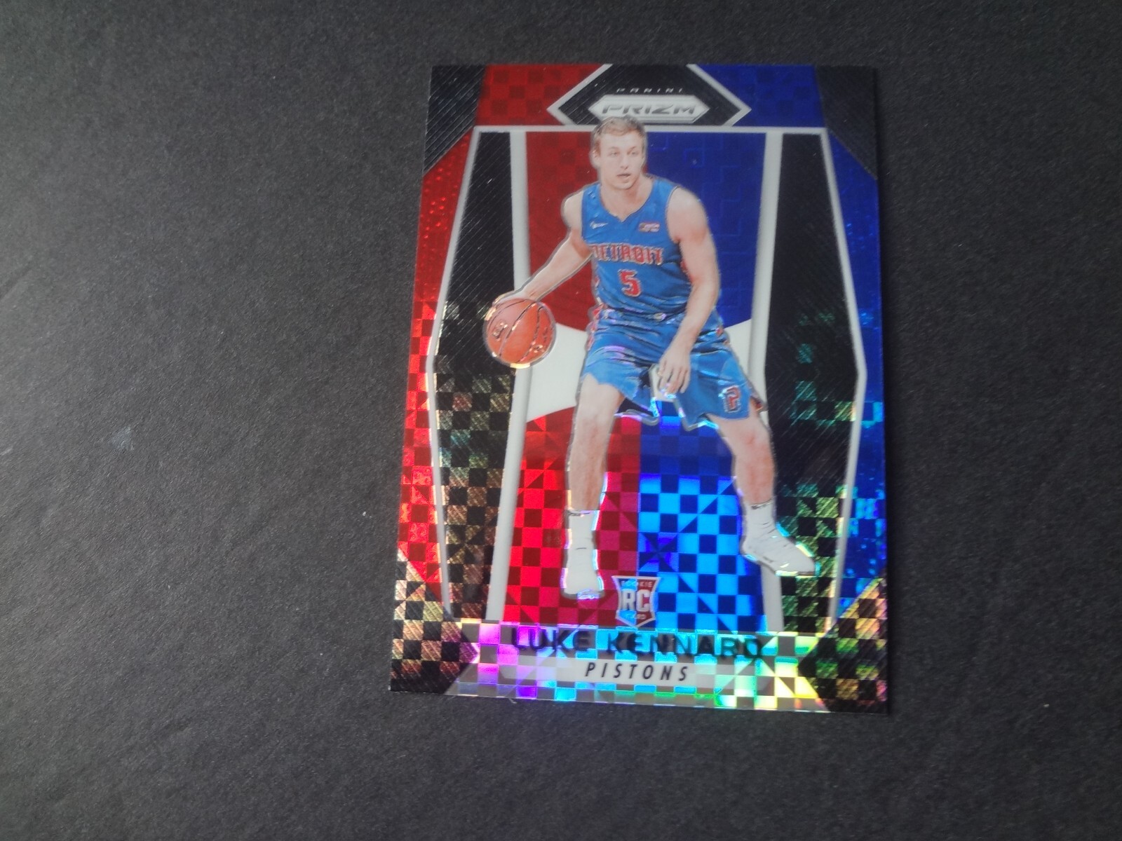 2017-18 Prizm Luke Kennard Red White Blue Rookie 171 RC Memphis Grizzlies Duke