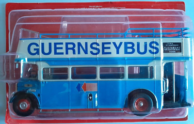 THE CAST BUS FROM THE WORLD AEC REGENT III RT OPEN TOP GUERNSEY BUSGUERNSEY