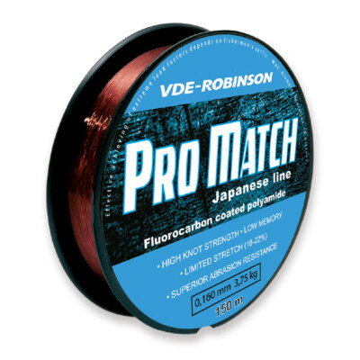 150m ANGELSCHNUR FLUOROCARBON PRO MATCH VAN DEN EYNDE - ROBINSON TEAM