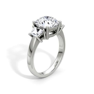 Diamond Engagement Ring VS1 E Round 5.64 Ct Lab Created GIA Certified Special
