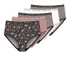 Adrianne Vittadini Women's Stretch Microfiber Brief Panties 5-Pack -