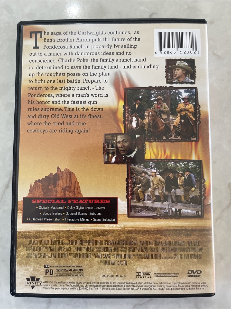 Bonanza: The Next Generation (DVD, 2007) 692865523826| eBay