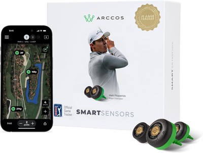 Arccos Smart Sensors: Automatic Golf Game Tracking System, A.I. Powered GPS