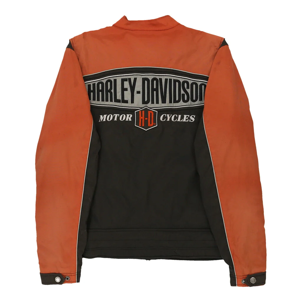 Harley Davidson Jacket Large Black Cotton eBay