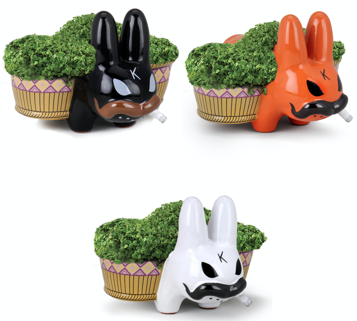 KIDROBOT - CHIA PET SMORKIN LABBIT - BY FRANK KOZIK - EXCLUSIVE