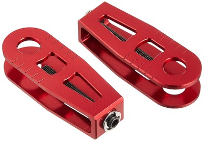 Kitaco Chain Adjuster (Red) Monkey 125 (Jb02/Jb03/Jb05) Machined Aluminum_