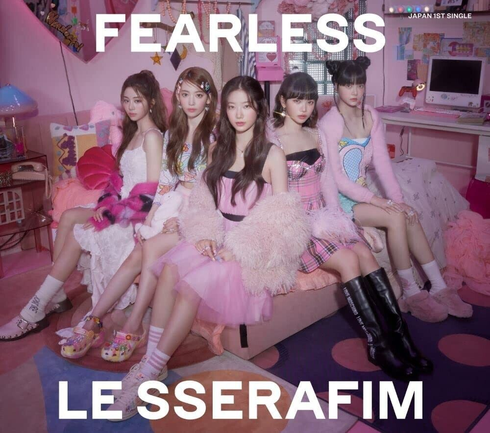 LE SSERAFIM FEARLESS Limited Edition Type B CD+DVD+Photo