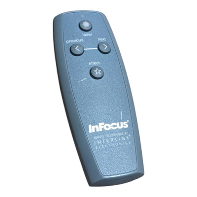 Original InFocus Interlink Conductor + Projector Remote Control Model IEC60825-1