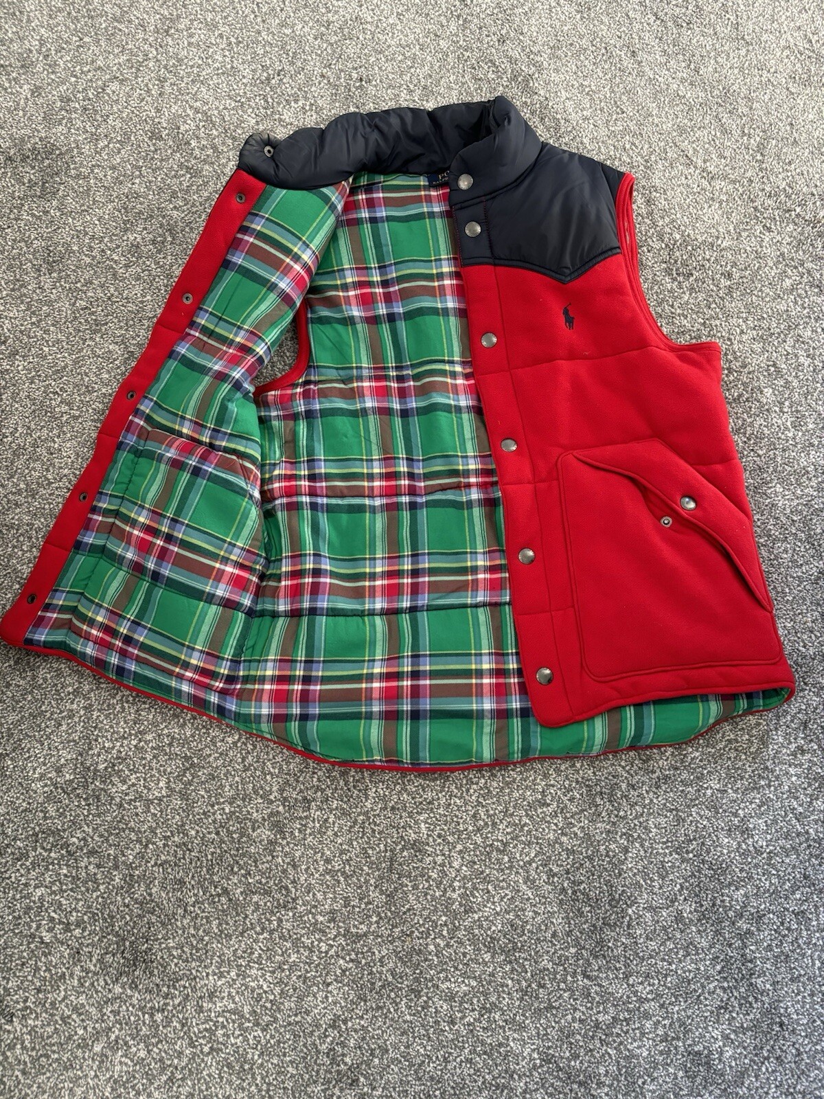 Small size unisex gillet Ralph Lauren polo image 2