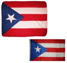 Wholesale Combo Lot Puerto Rico 50"x60" Fleece 3'x5' Polyester Flag