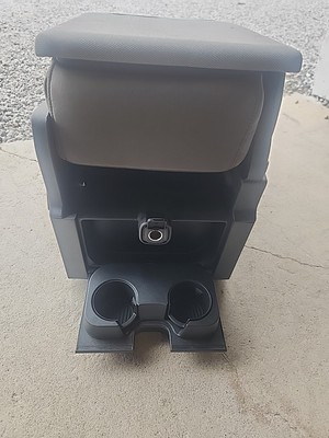 2015-2025 FORD F150 f250 F350 CENTER CONSOLE GRAY CLOTH JUMP SEAT CONSOLE