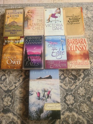 Heartwarming Inspirational Inspired Reading Books (Lot 9 Paperback) Good
