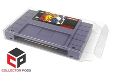 Super Nintendo SNES Cart Archive Grade Box Protector or Sleeve (5 PK)