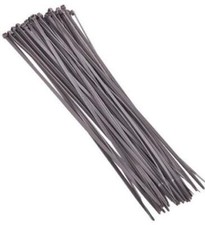 12x Silver/Grey Wheel Trims Security Ties for Classic (S)