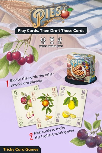 Torten Kartenspiel Kniffliger Trick Allplay Familie Obst Set Sammlung - Bild 6 von 6