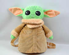 Baby Yoda Plush Mini Backpack The Child Mandalorian Star Wars Stuffed 12"x9"