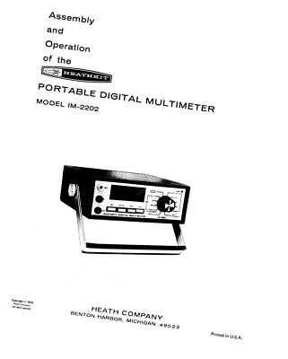 Circuit diagrams-Schaltpläne für Heathkit IM-2202 
