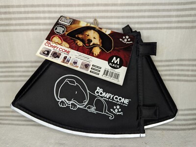Pet Collar The Comfy Cone Medium Surgery Recovery Soft Cone By All Four Paws NWT