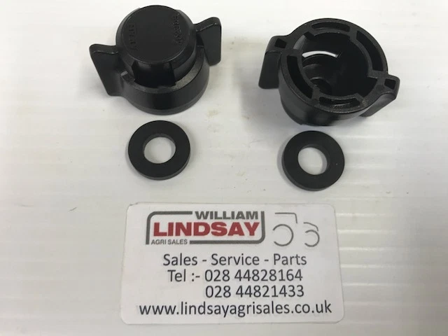 ARAG Sprayer Quick Release BLANK Type Nozzle Cap Pack Of 2 Allman Amazone etc