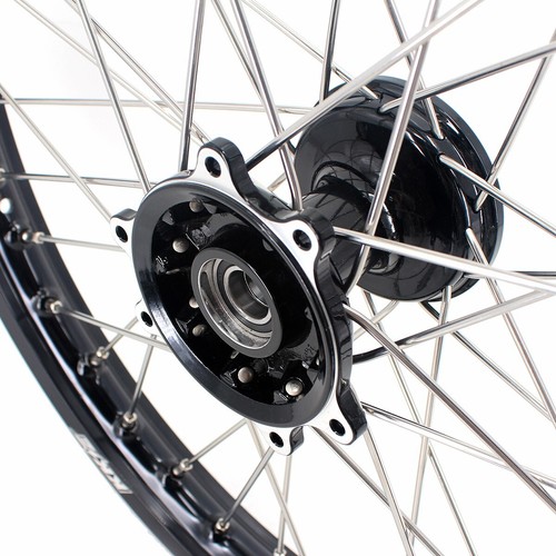 Juego de llantas de fundición KKE 21/19"" para Honda CR125R CR250R 2000-2001 buje negro - Imagen 14 de 16