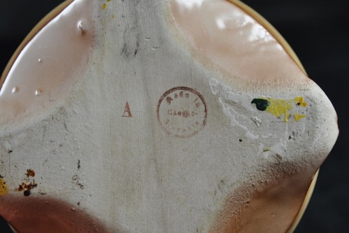 Vintage Hand Painted Porcelain Pitcher Stamped Made In Czechoslovakia 'A' Mark - Picture 11 of 12