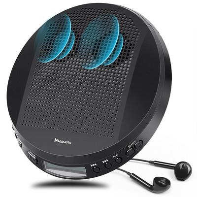 Portable CD Player with Dual Stereo 