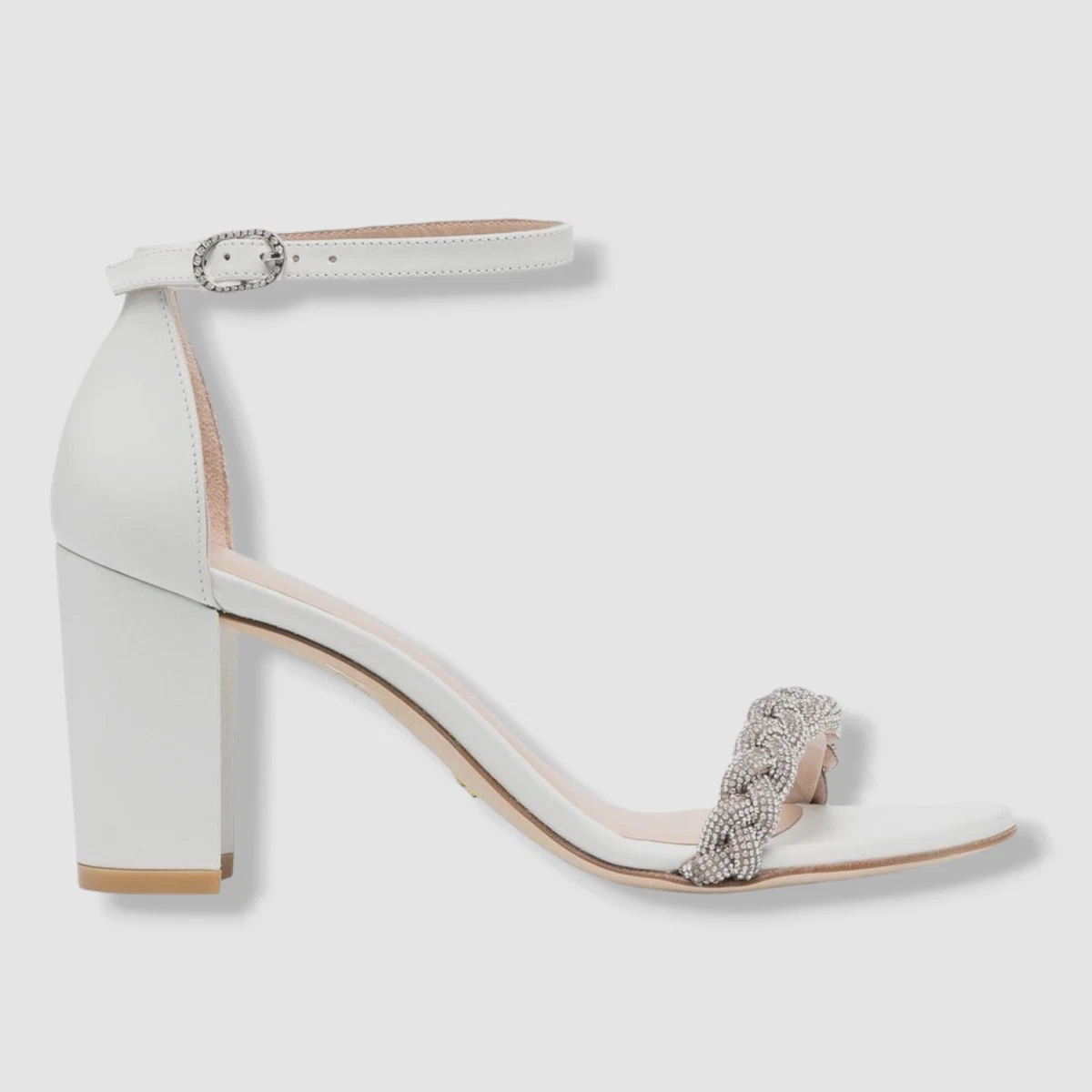 Stuart weitzman clearance nearly nude white