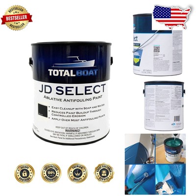 Ablative Bottom Paint - JD Select Black, 1 Gallon for Fiberglass, Wood & Steel