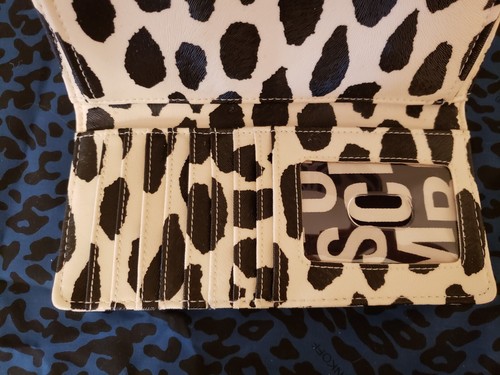 🖤Marc by Marc Jacobs Classic Francesca BLACK/Creme Spotted Shoulder Bag &Wallet - Picture 11 of 13