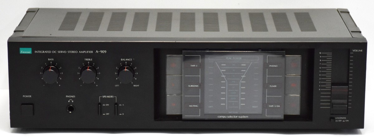 SANSUIオーディオ Sansui A-909 Integrated DC Servo Stereo Amplifier | eBay