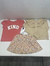 Member's Mark Girl's 3-Piece Short Sleeve Top, Skirt Jacket Set
