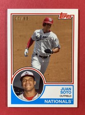 JUAN SOTO 2021 Topps Transcendent 1983 /95 2022 SP VIP Exclusive