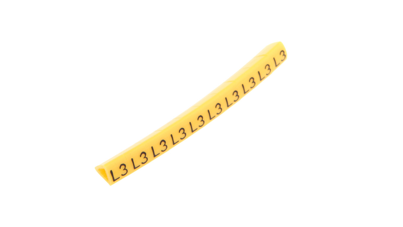 Wire marker OZ-1/L3 yellow E04ZP-01020206200 /100pcs/ /T2UK