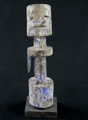 African Art Tribal Arts - Aklama Adan Fetish On Base TOP 21.5 Cms