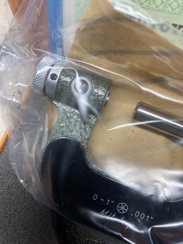 Machinist Tools: Mitutoyo 0-1" Thread Micrometer & Anvils 116-105 (NEW) - Picture 6 of 11