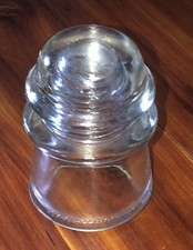 Armstrong's No #2 Clear Glass Insulator Lot Clear Made In USA 1950s Vintage NEW